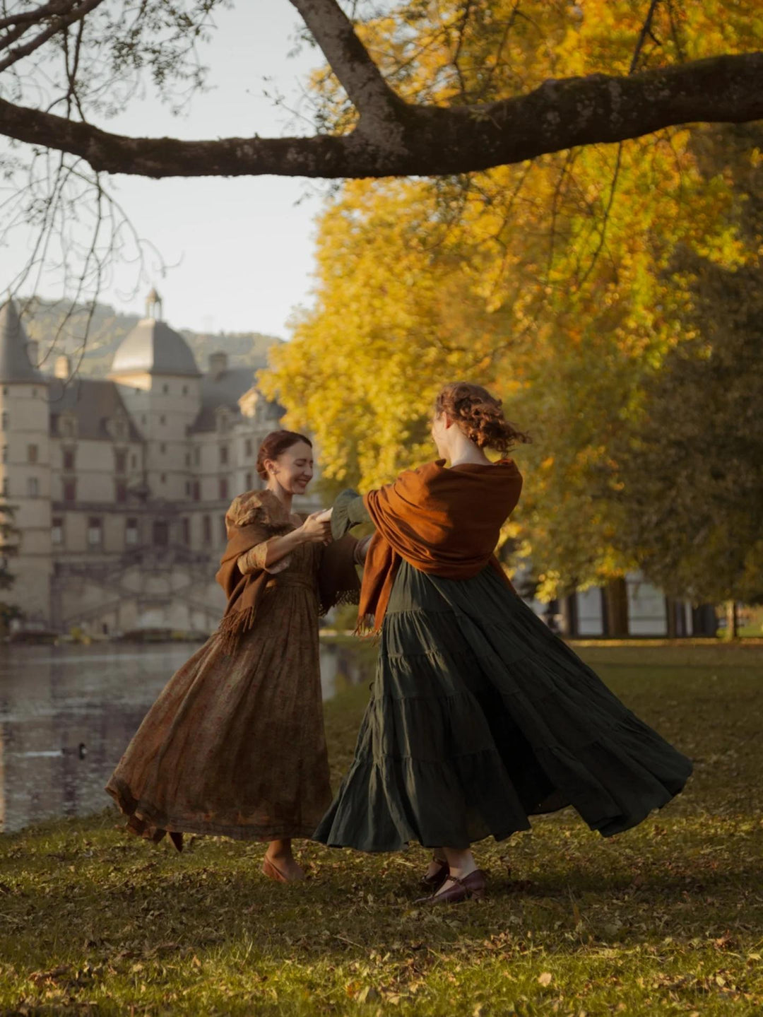 Queena 22 | Empired Maxi linen dress