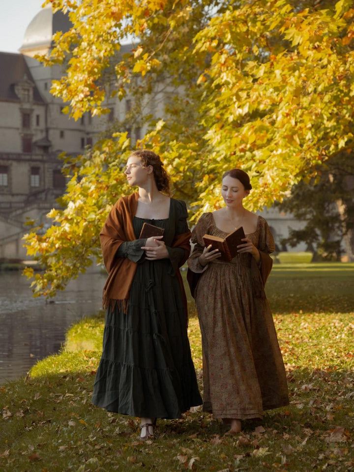 Queena 22 | Empired Maxi linen dress