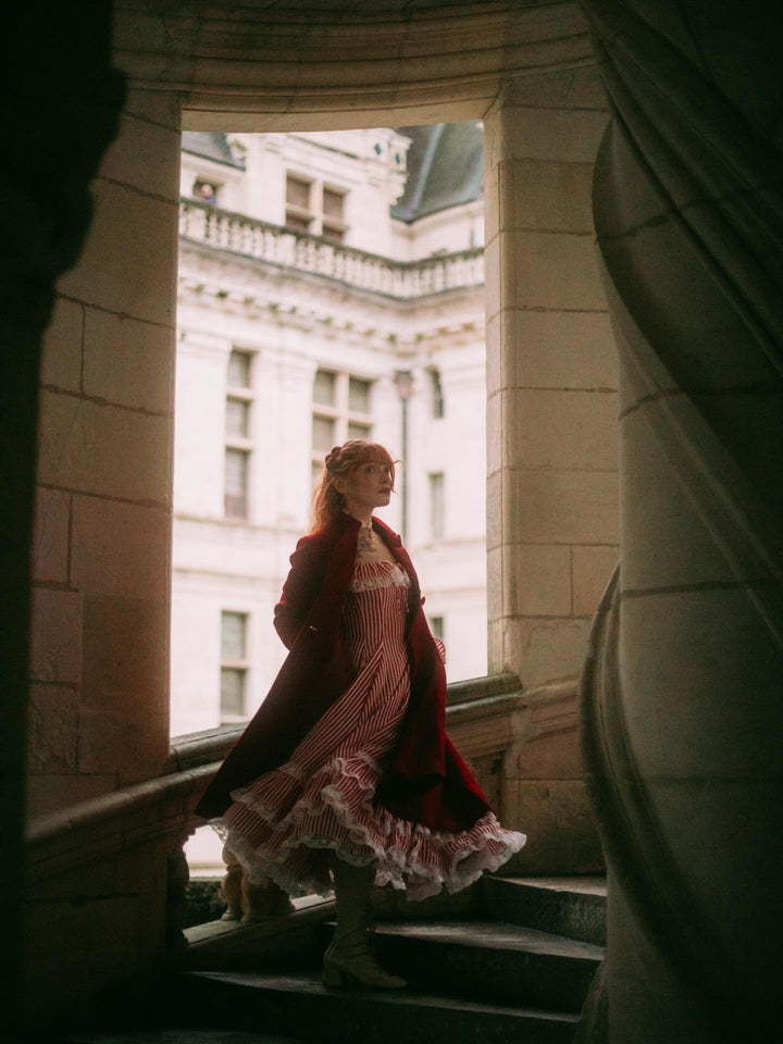 Roman Holiday 2020 | Red Wool Coat Jacket