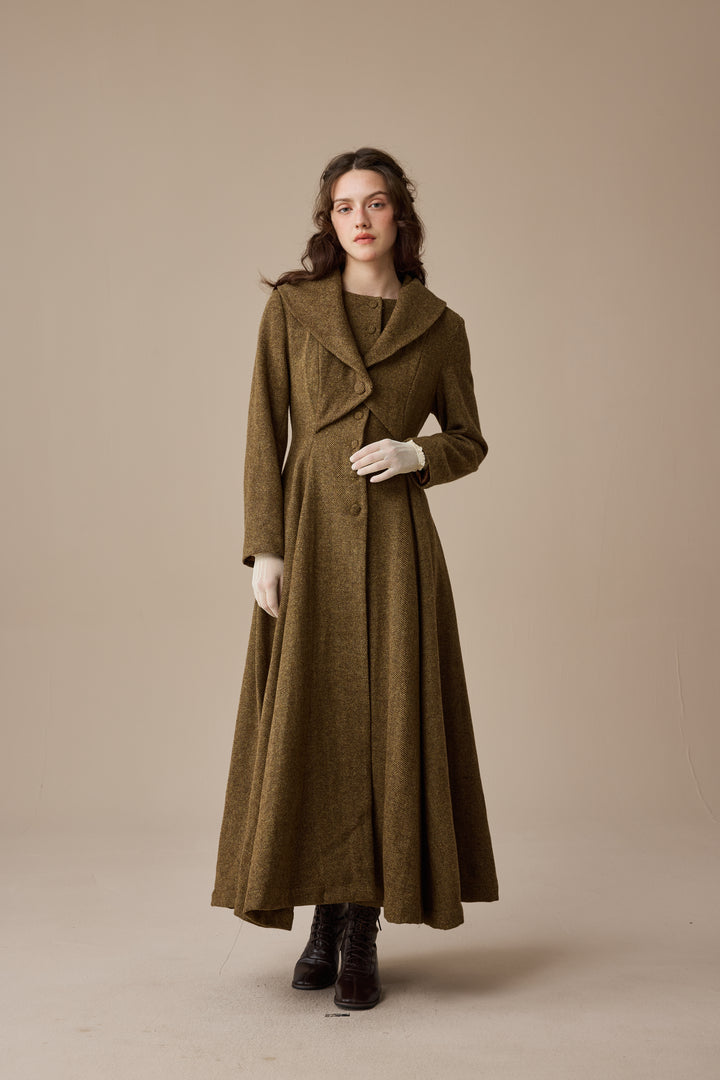 Gemma 17 | 100% wool victorian coat