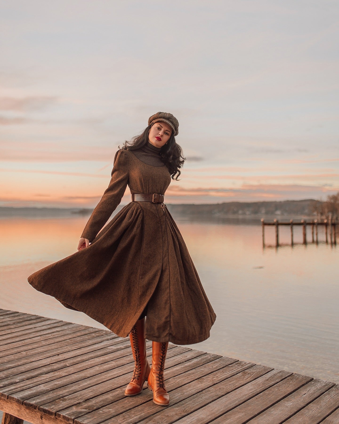 Rosalind 19 | Vintage victorian wool dress – Linennaive