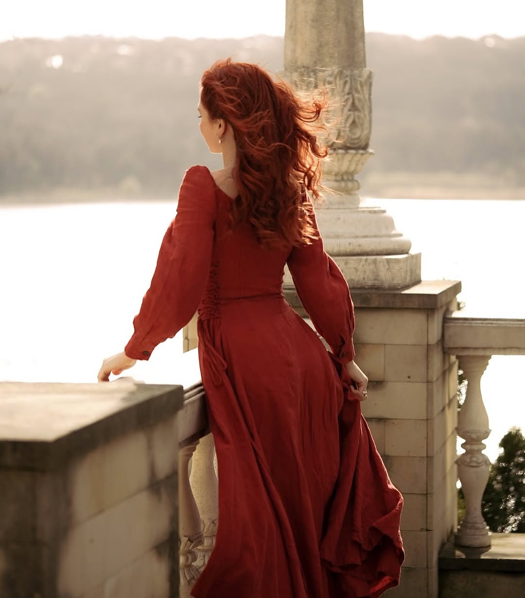 Ylang 15 | maxi Lace-up linen dress Linennaive Ylang 15 | maxi Lace-up linen dress Linennaive