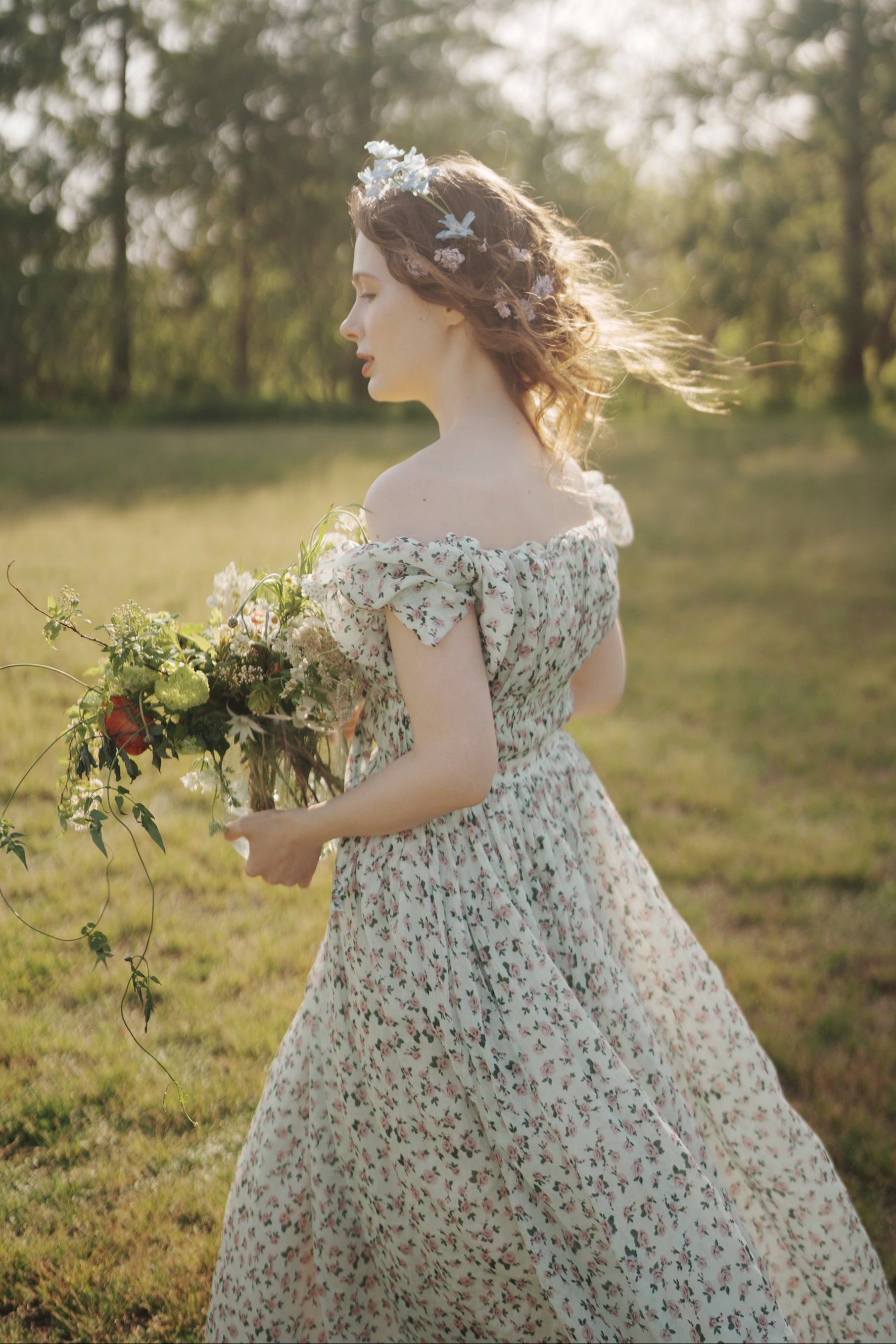 Osmanthus 01 | maxi linen dress – Linennaive