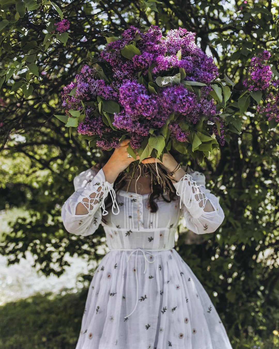 Phoenix 24 | Embroidery Daisy Linen Dress Black florals / S Phoenix 24 | Embroidery Daisy Linen Dress Black florals / S