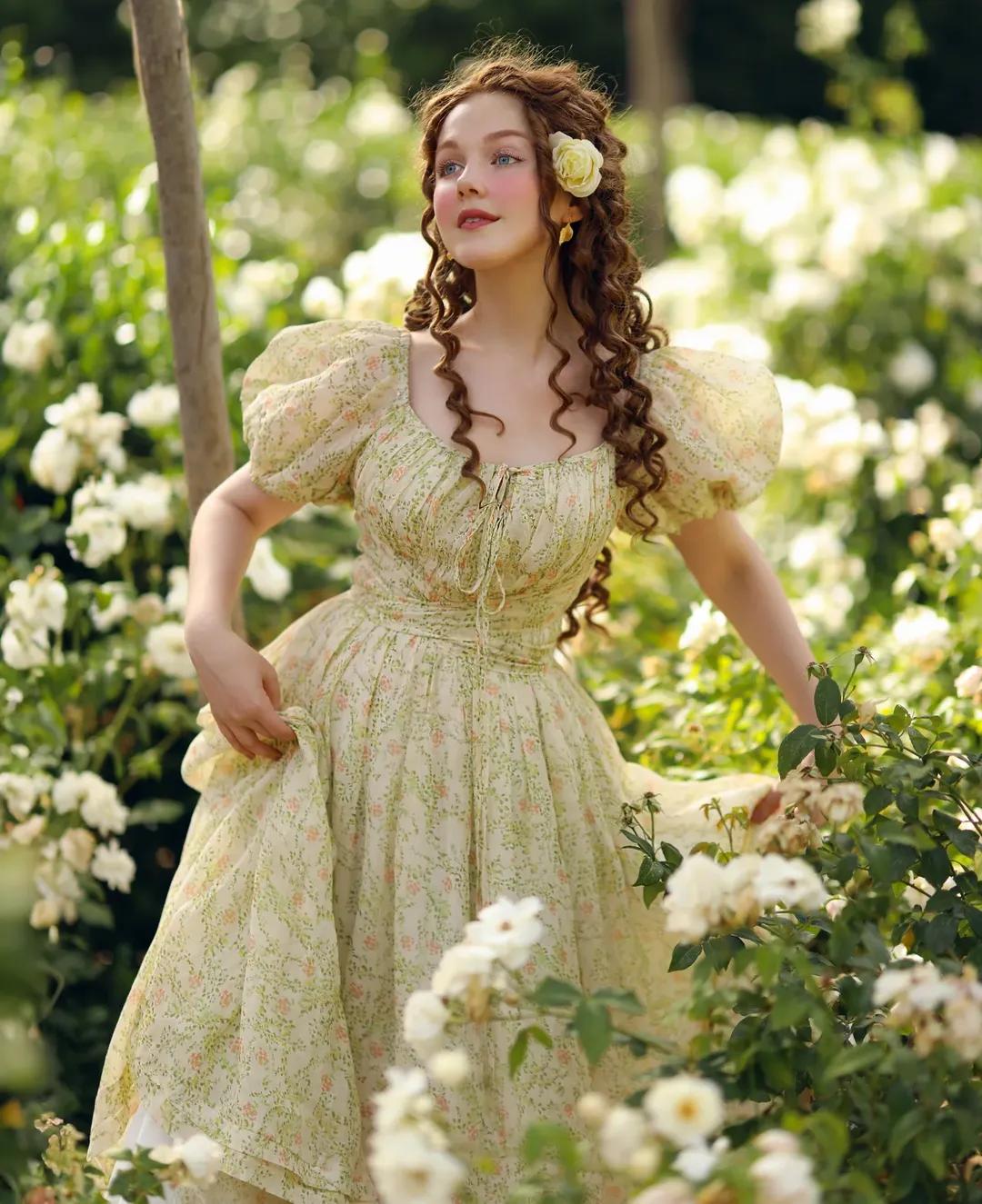 floral linen dress Alice 19