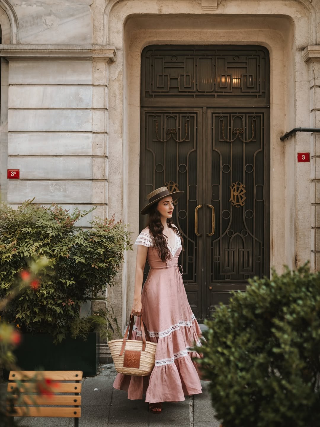 Cherry Tree 25 | Lace Linen flared dress – Linennaive