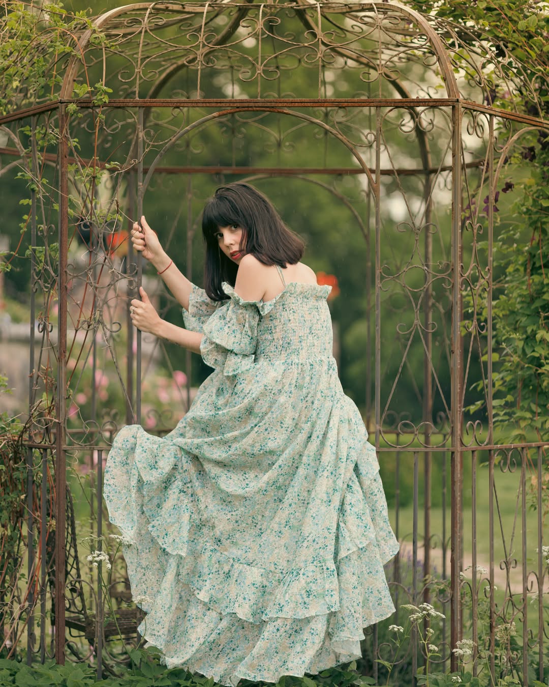 Vines 25| Floral linen dress Vines 25| Floral linen dress