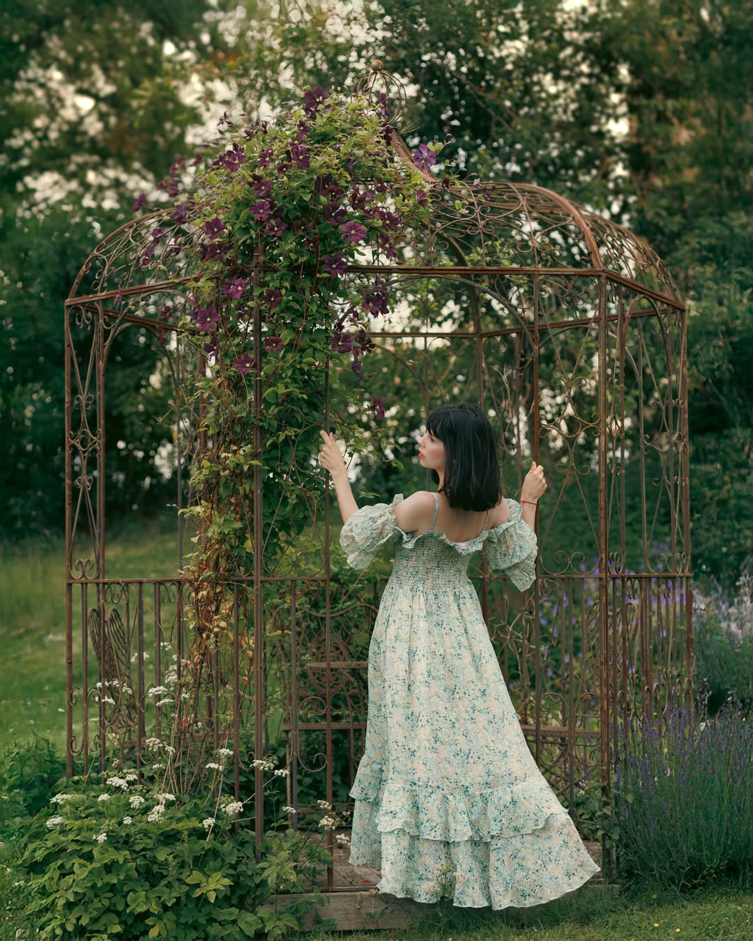 Vines 25| Floral linen dress Vines 25| Floral linen dress