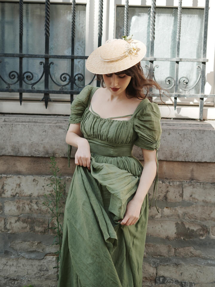 Monette 27 | Corset Linen Dress