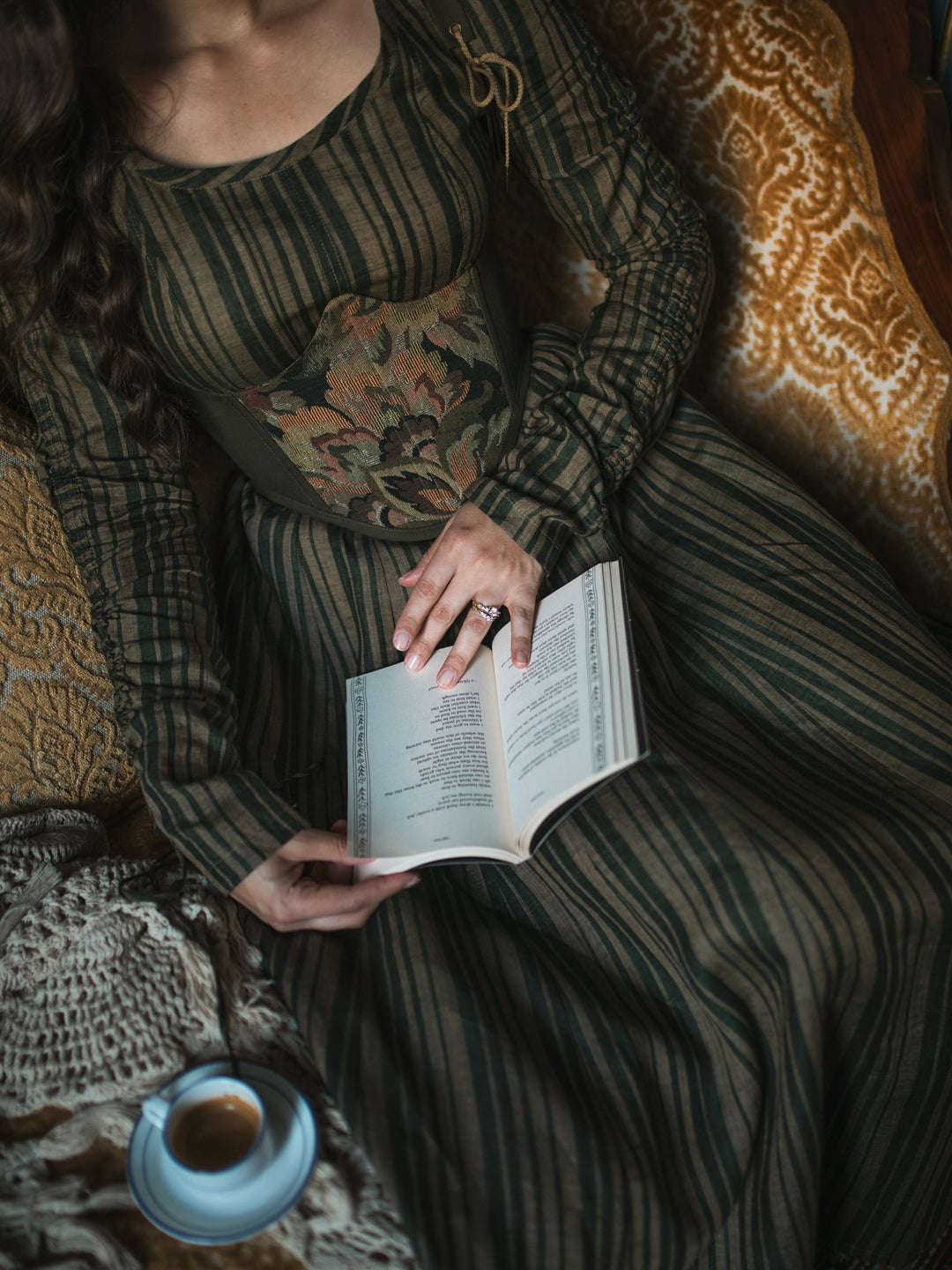 Crystal 17 | Victorian maxi linen dress