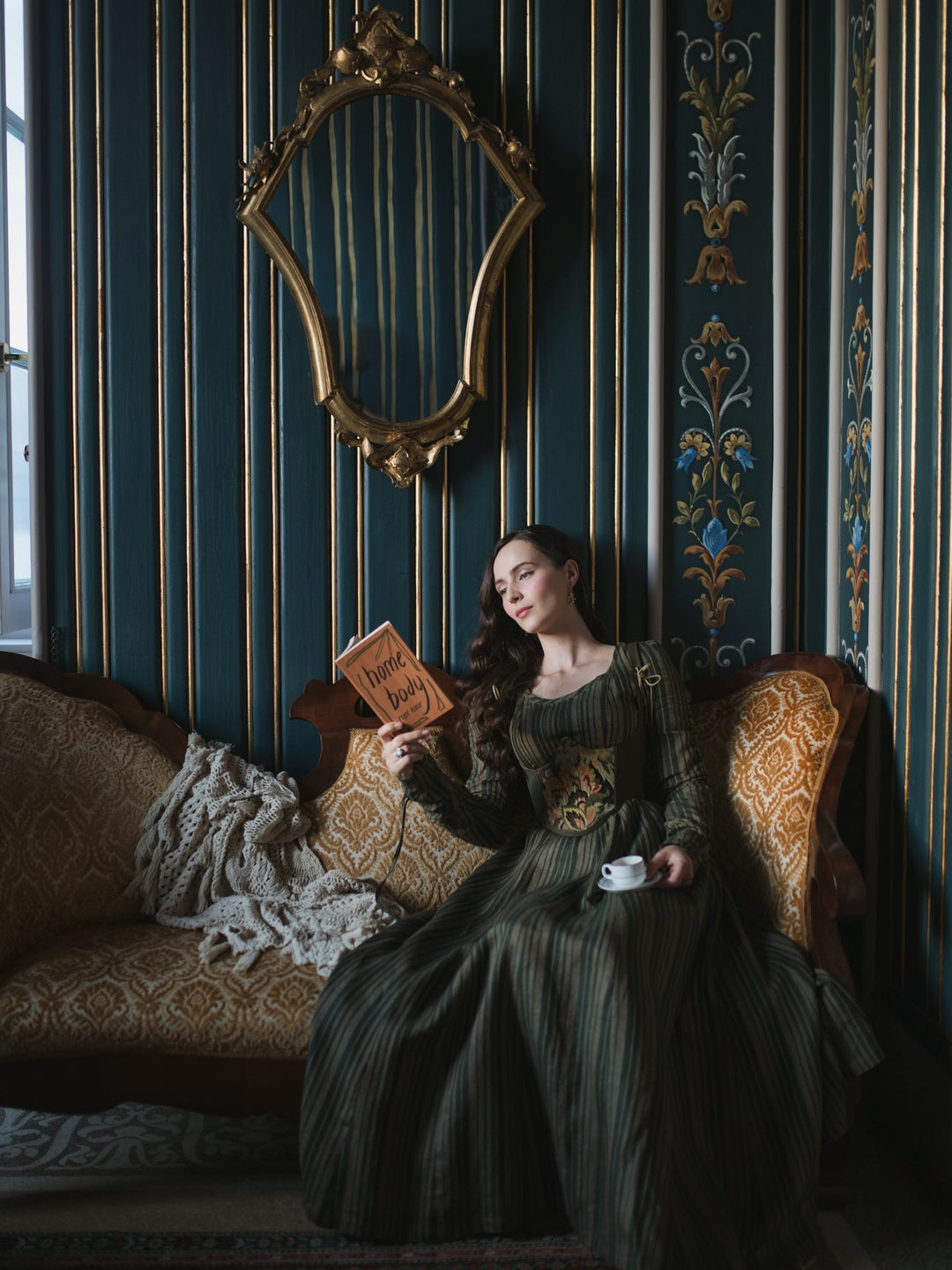 Crystal 17 | Victorian maxi linen dress