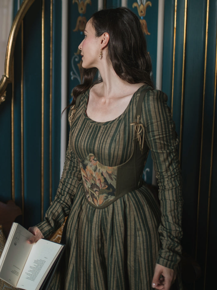 Crystal 17 | Victorian maxi linen dress