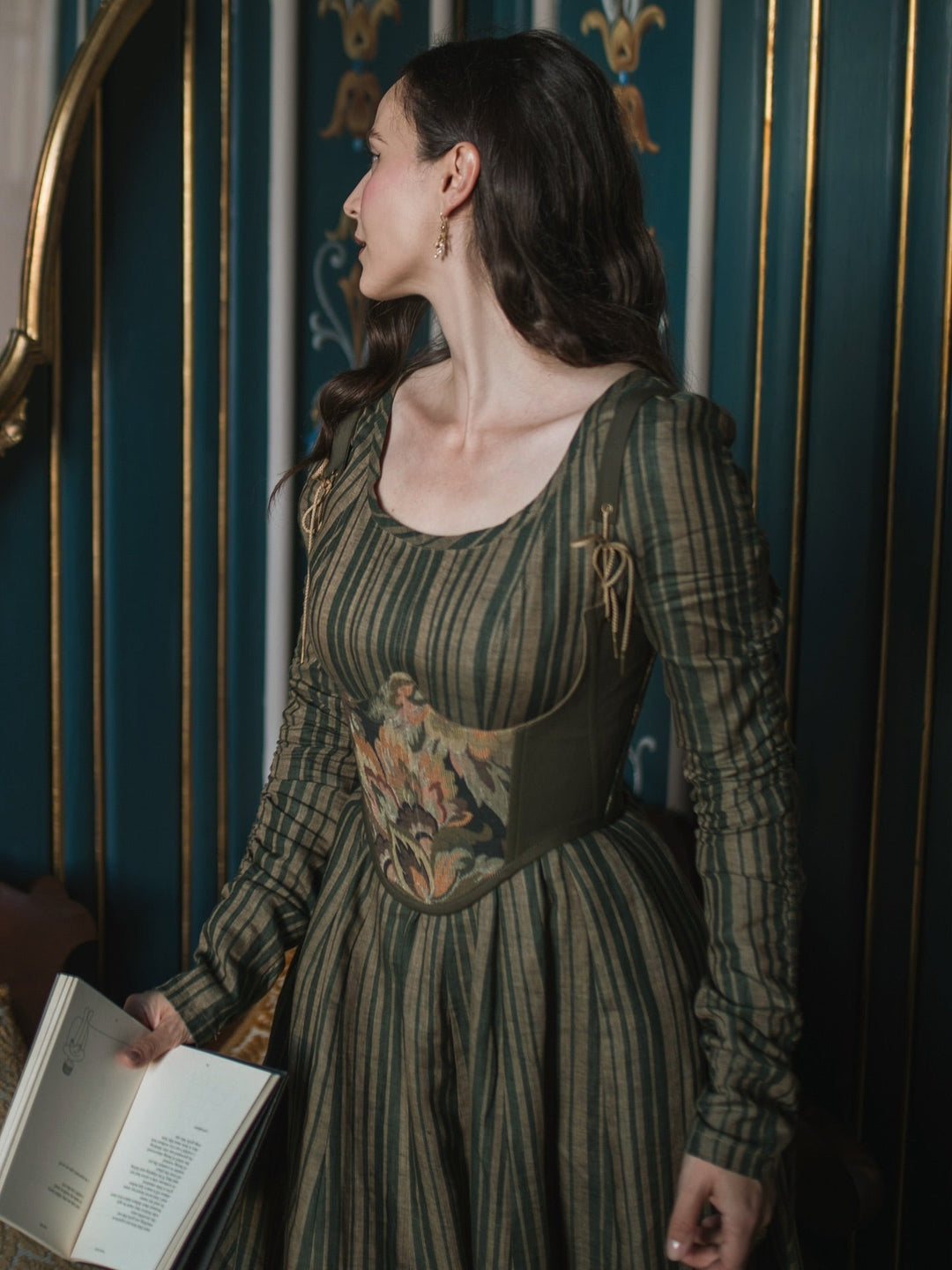 Crystal 17 | Victorian maxi linen dress