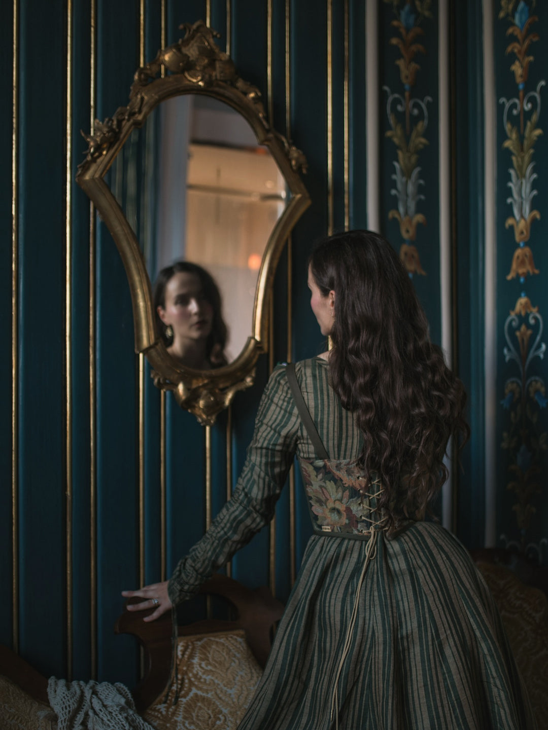 Crystal 17 | Victorian maxi linen dress