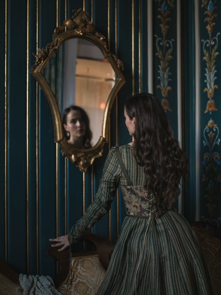 Crystal 17 | Victorian maxi linen dress