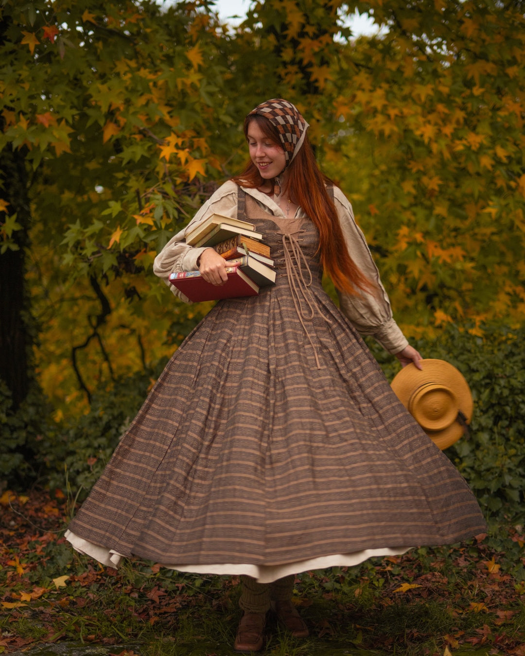 Alisa 25 | lace up linen dress