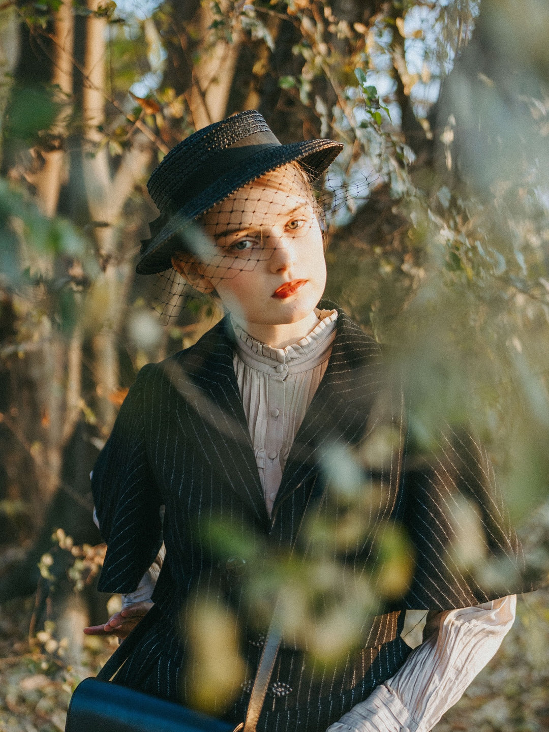 Clarise 22 |Retro Wool Skirt & Cape (2 pieces)