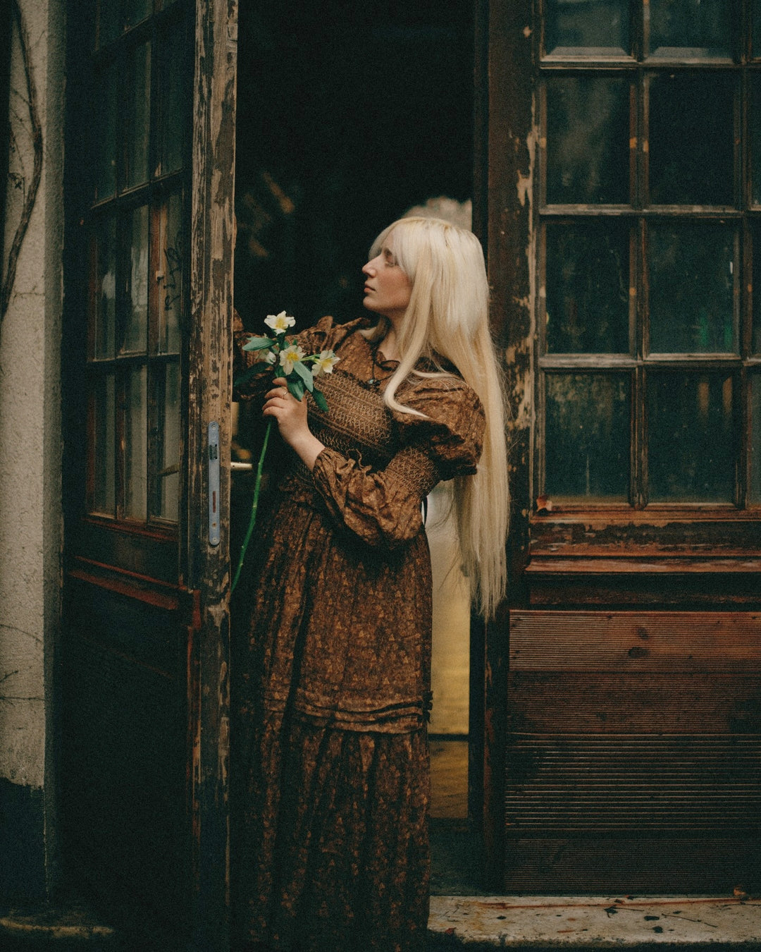 Jane 33 |Edward Smocking Linen Dress Chemise