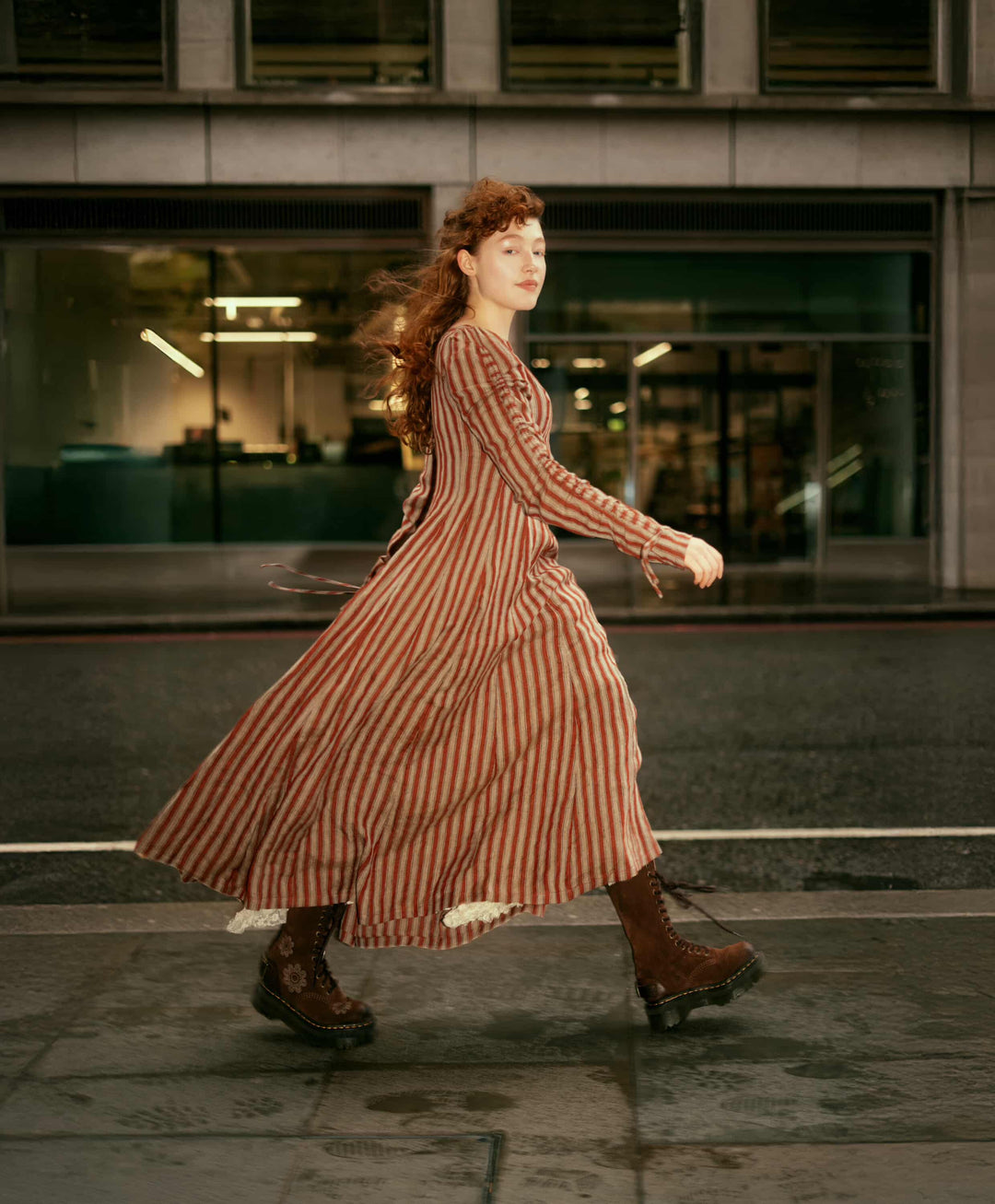 Crystal 17 | Victorian maxi linen dress