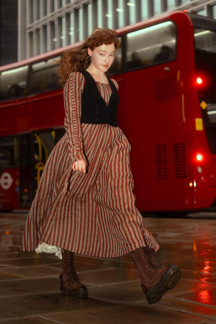 Crystal 17 | Victorian maxi linen dress