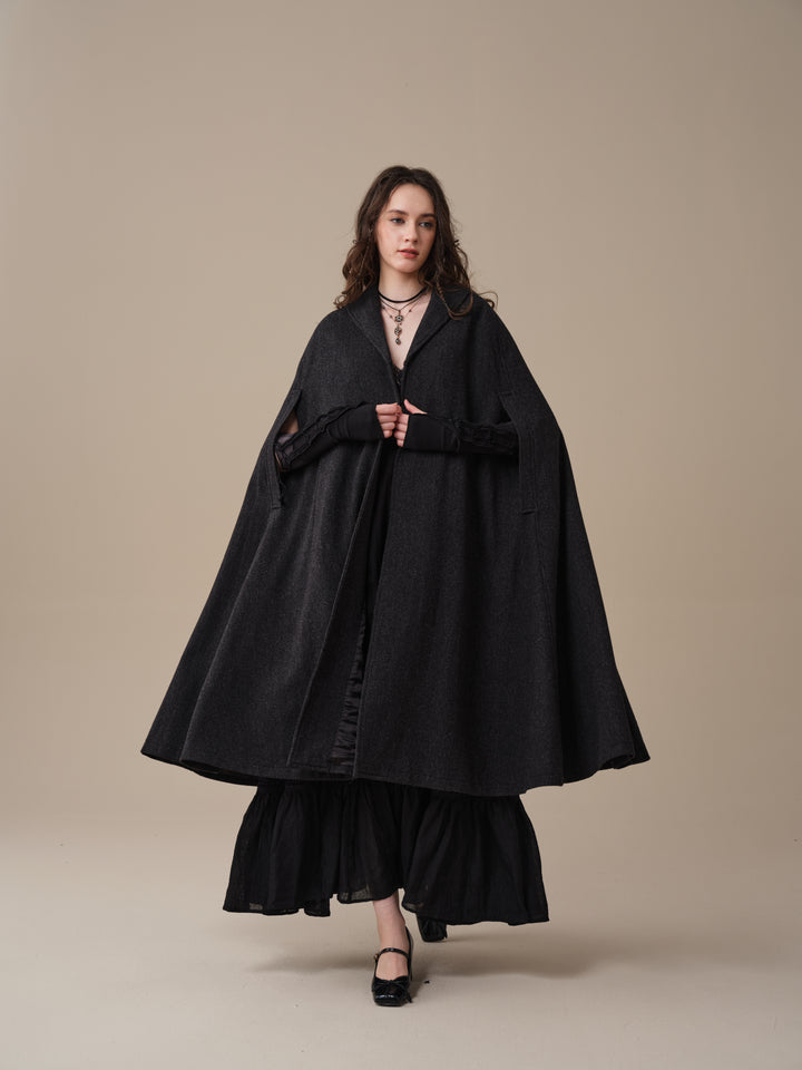 Cherry Tree 25 | Lace Linen flared dress