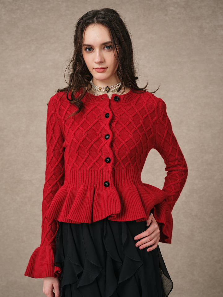 Freya | 100% Wool Cardigan