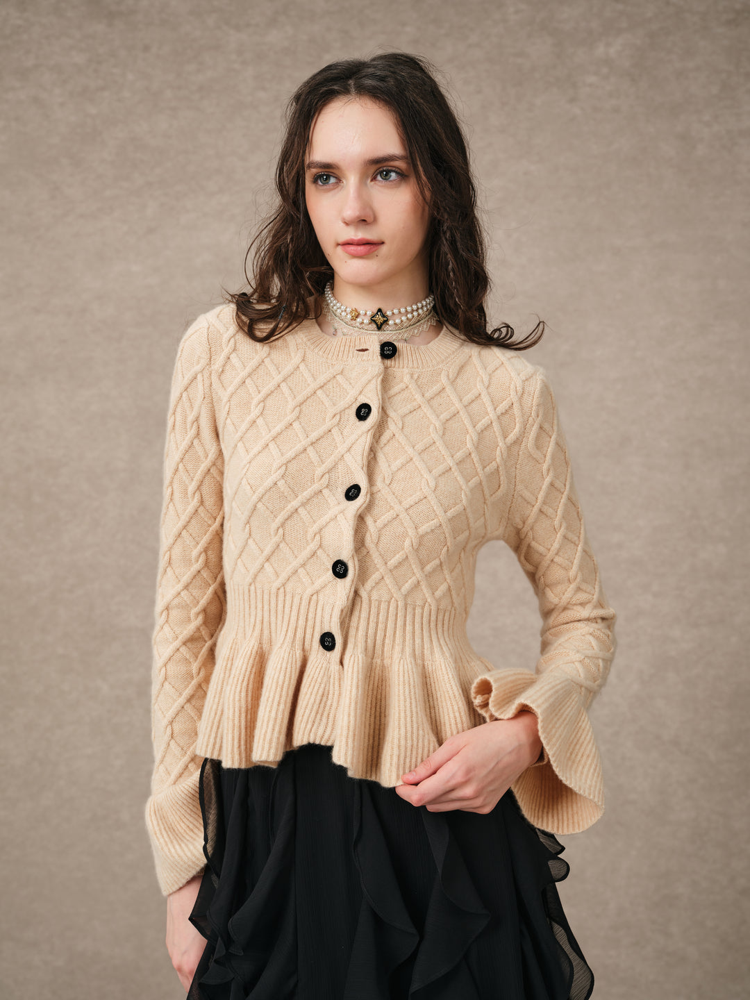 Freya | 100% Wool Cardigan