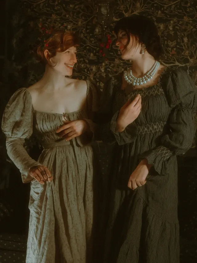 Cloud 21 | smocking embroidery linen dress