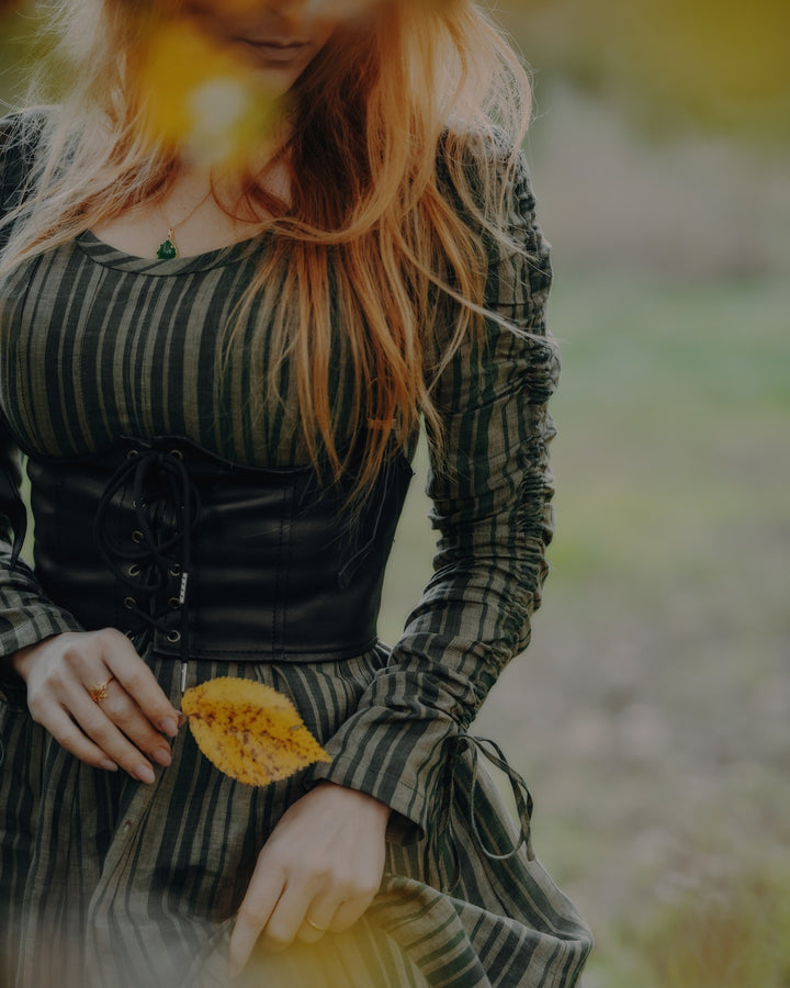 Crystal 17 | Victorian maxi linen dress