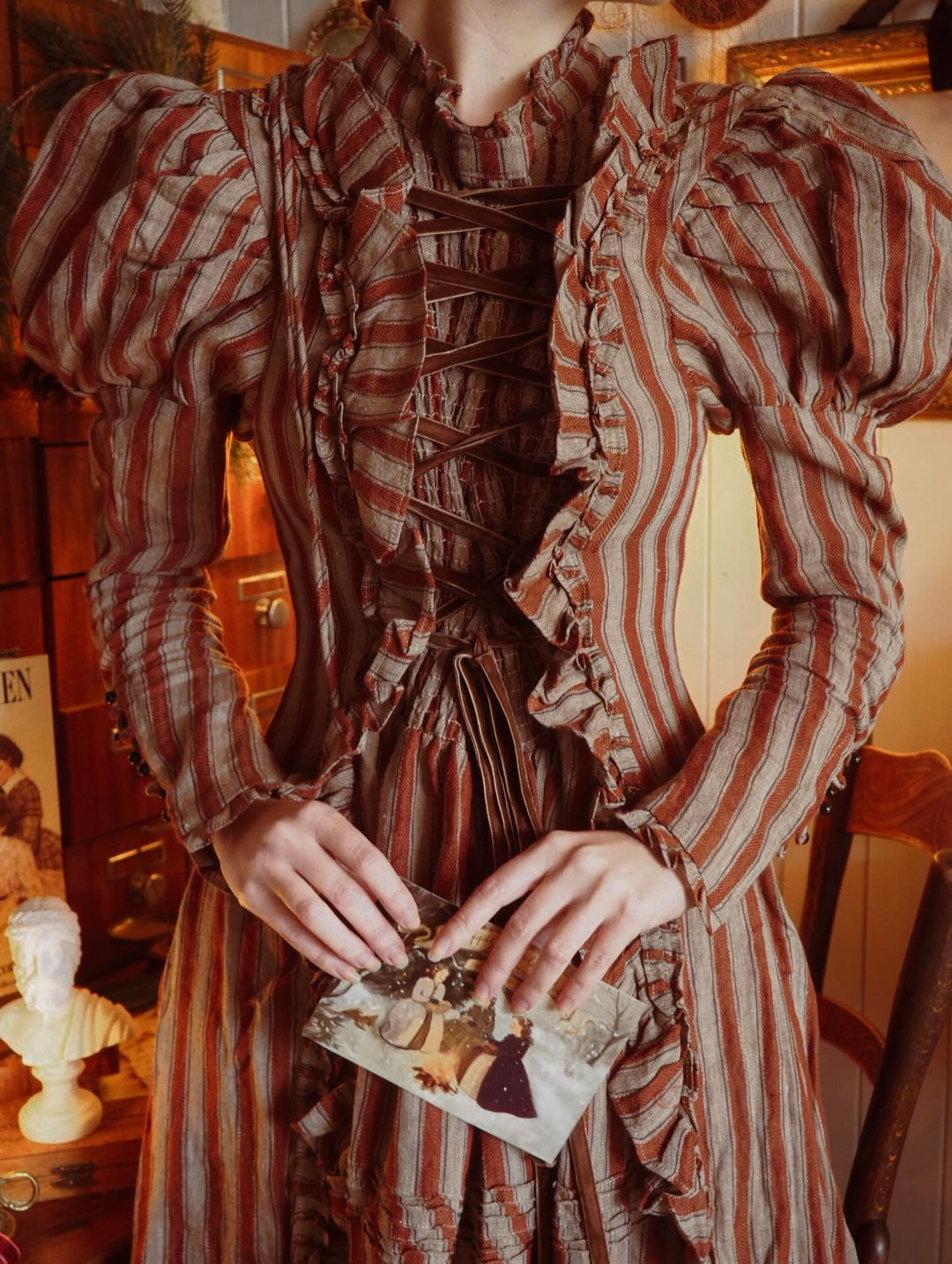 Elizabeth 15 | Victorian Linen Dress