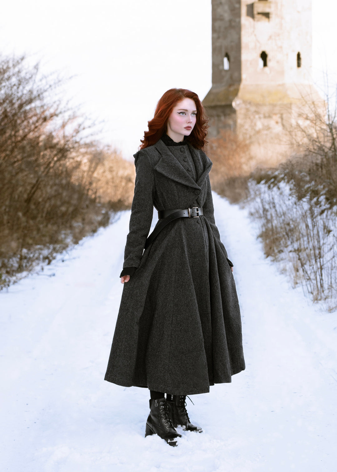 victorian winter dress Victorian Winter Nightgown in Blue Madde Vintage Timeless Pieces Curated for You