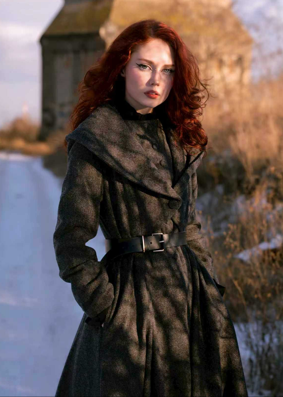 Gemma 17 | 100% wool victorian coat – Linennaive