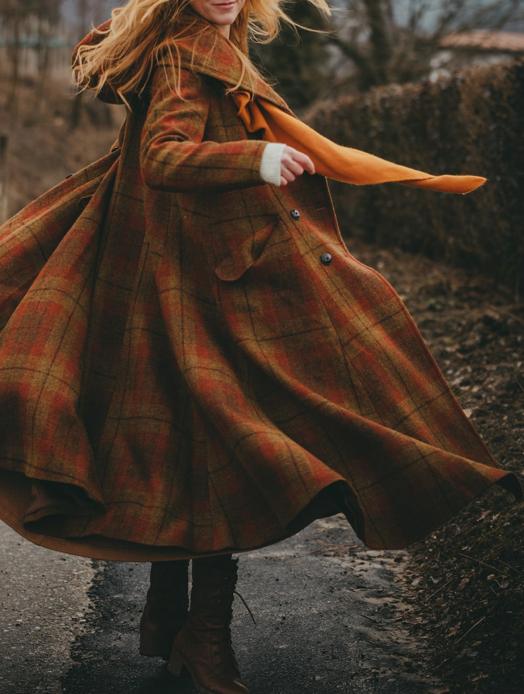 Trista 24 | 100% twill wool hooded coat