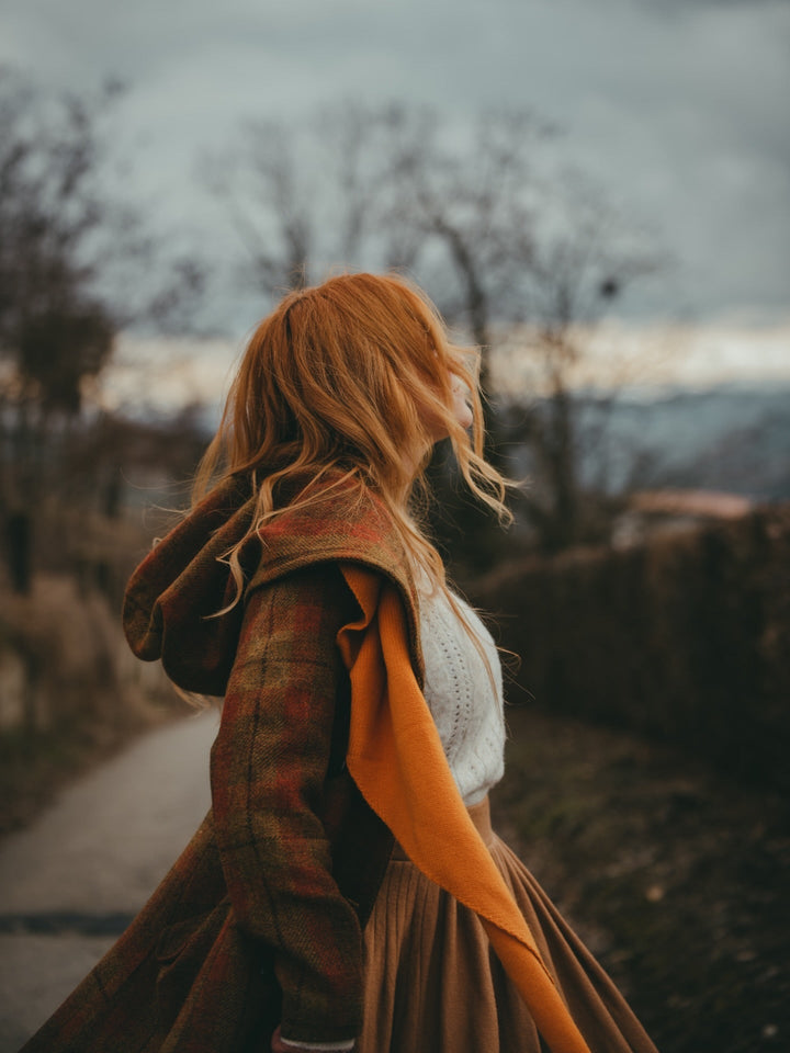 Trista 24 | 100% twill wool hooded coat