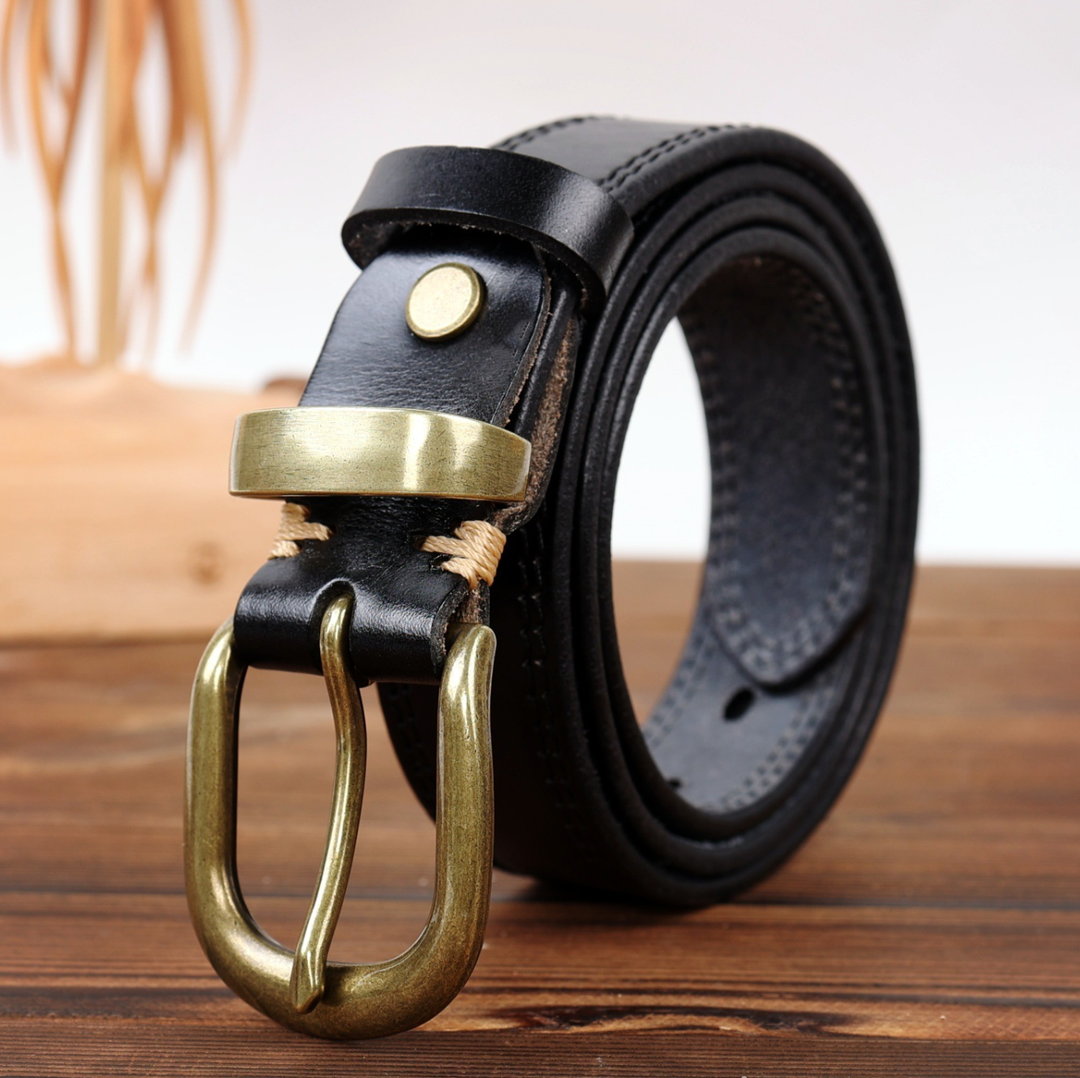Forest Green Classic Belt – Linennaive Forest Green Classic Belt – Linennaive