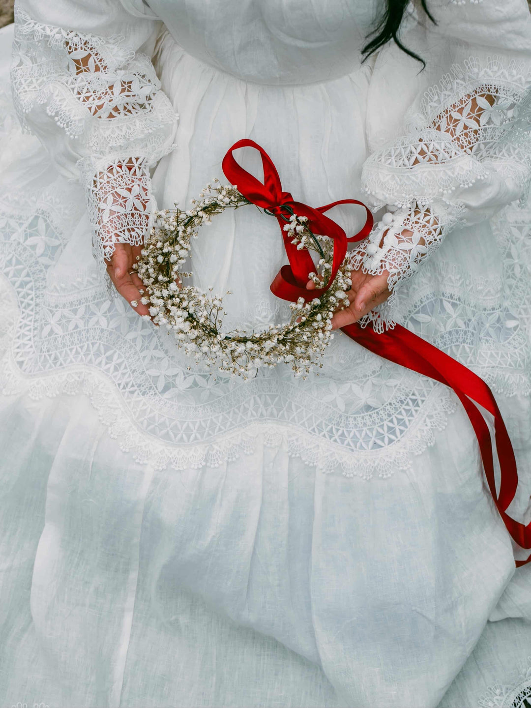 Pearlman 25 | Lace Linen Dress Gown