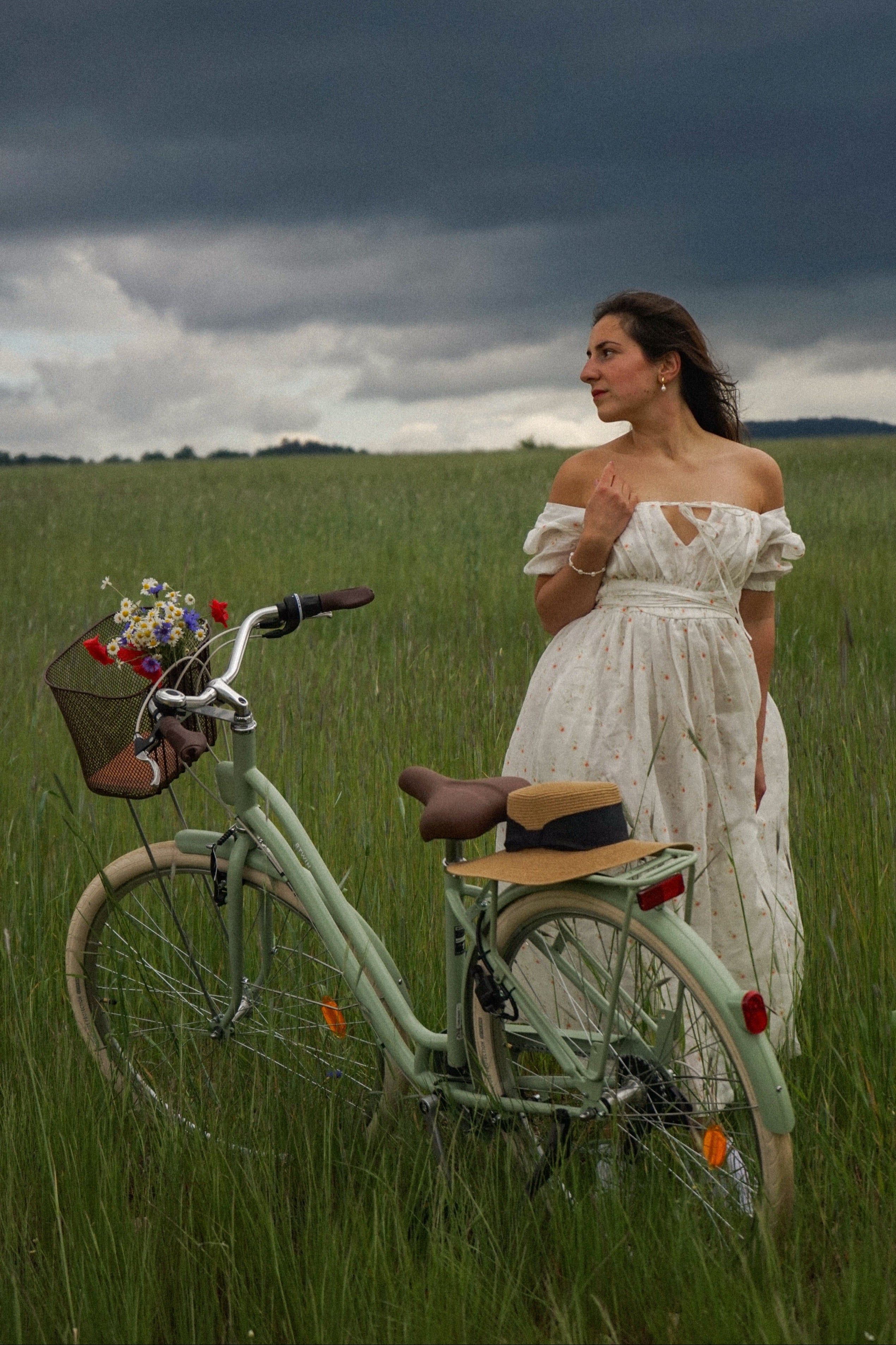 BERGAMOTE 20 |Floral Linen Dress – Linennaive