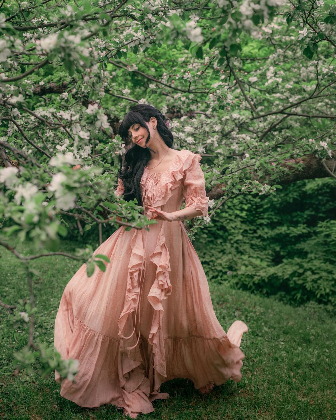 Dewdrops 16 | Maxi Linen Dress Gown