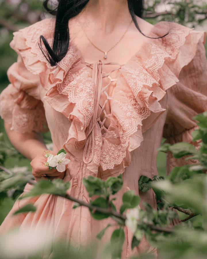 Dewdrops 16 | Maxi Linen Dress Gown