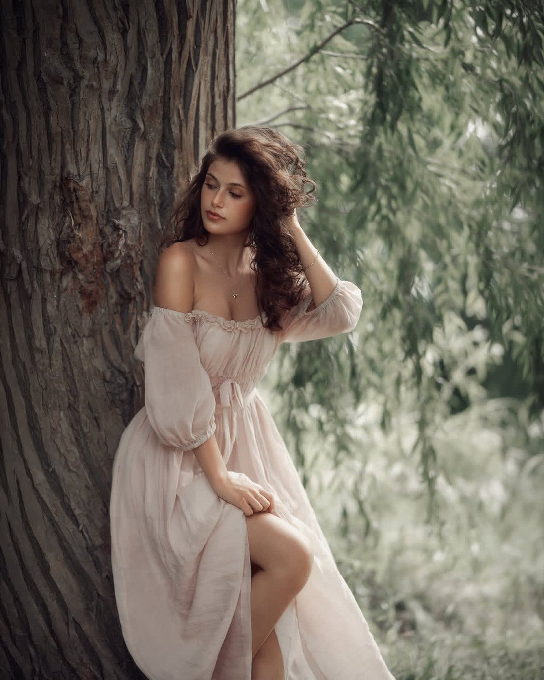 Osmanthus 01 | maxi linen dress