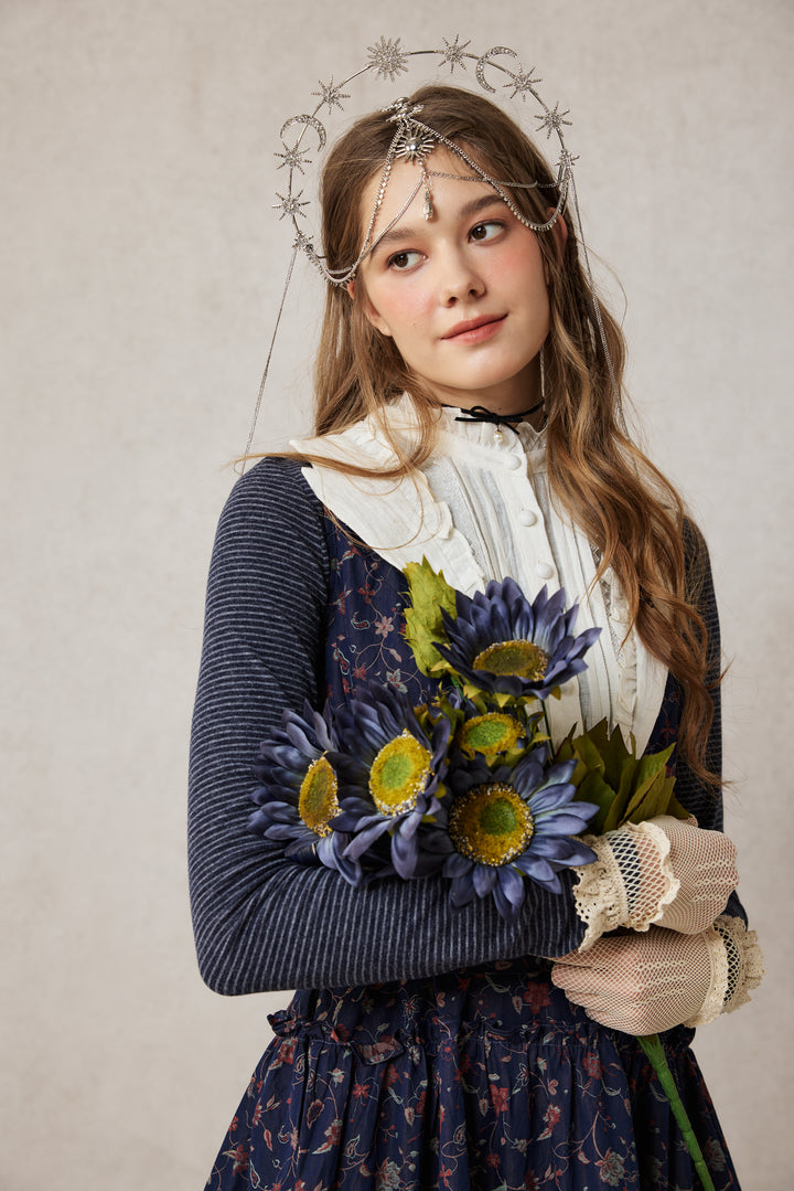 Úrsula 24 | Vintage linen Tiered Dress