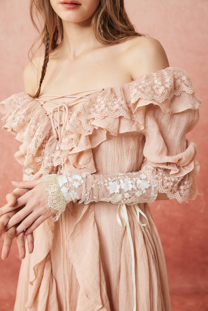 Dewdrops 16 | Maxi Linen Dress Gown