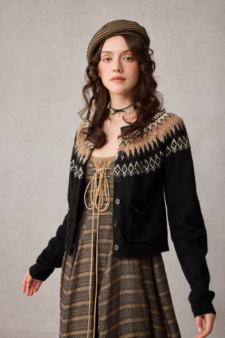 Alisa 25 | lace up linen dress