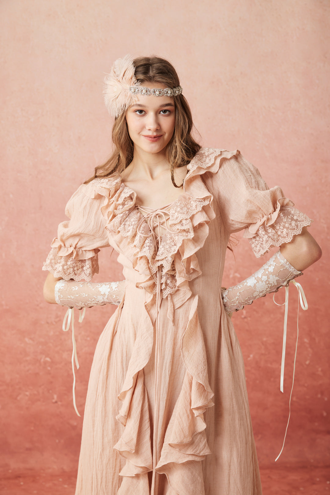 Dewdrops 16 | Maxi Linen Dress Gown