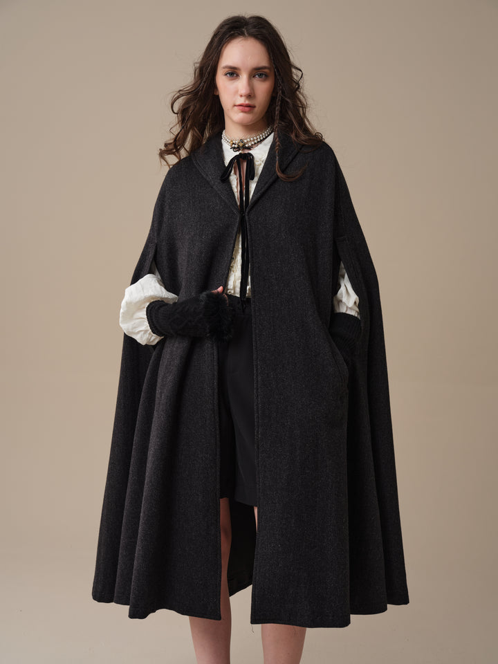 Martha 03 | 100% Wool Cape Duster