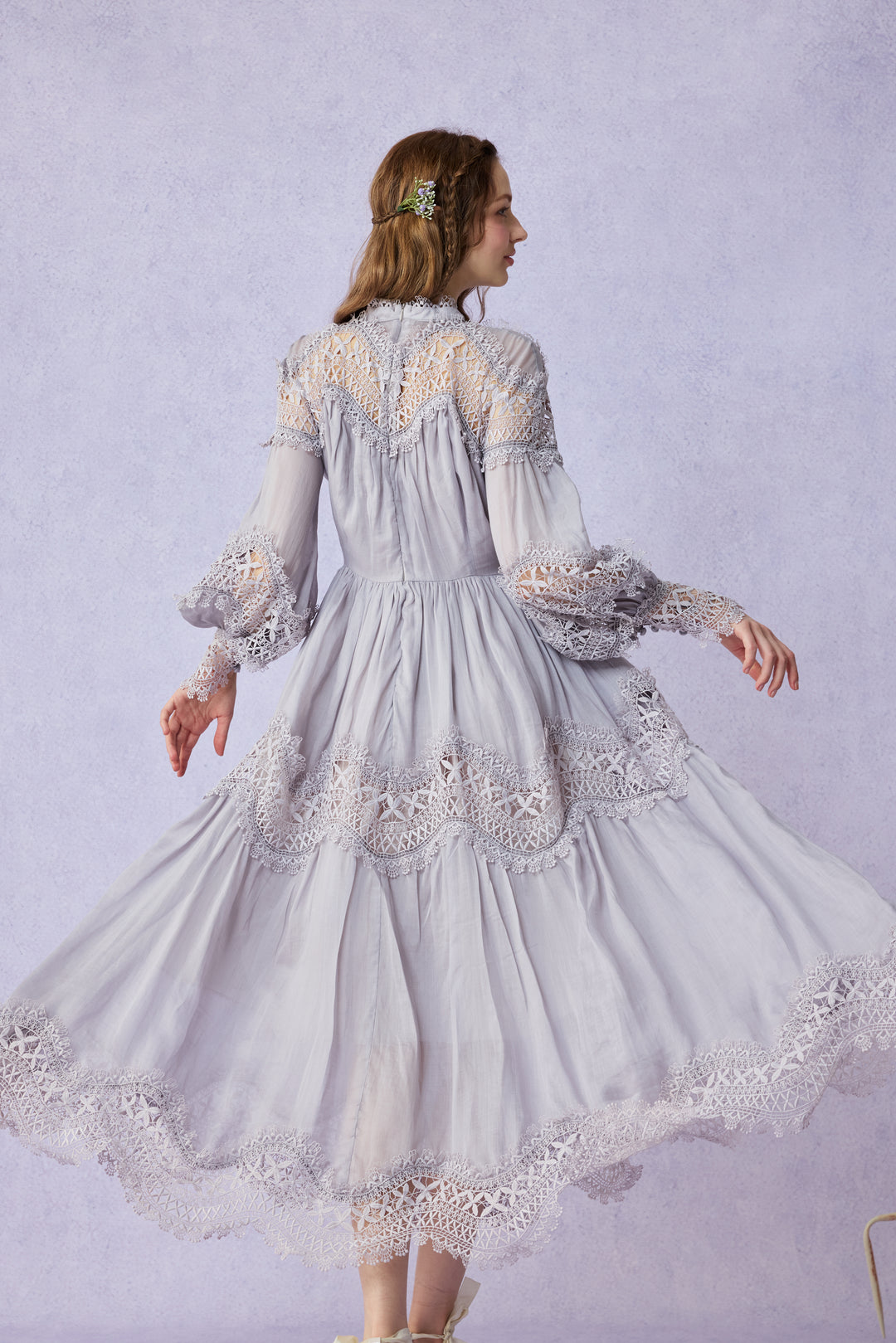 Pearlman 25 | Lace Linen Dress Gown