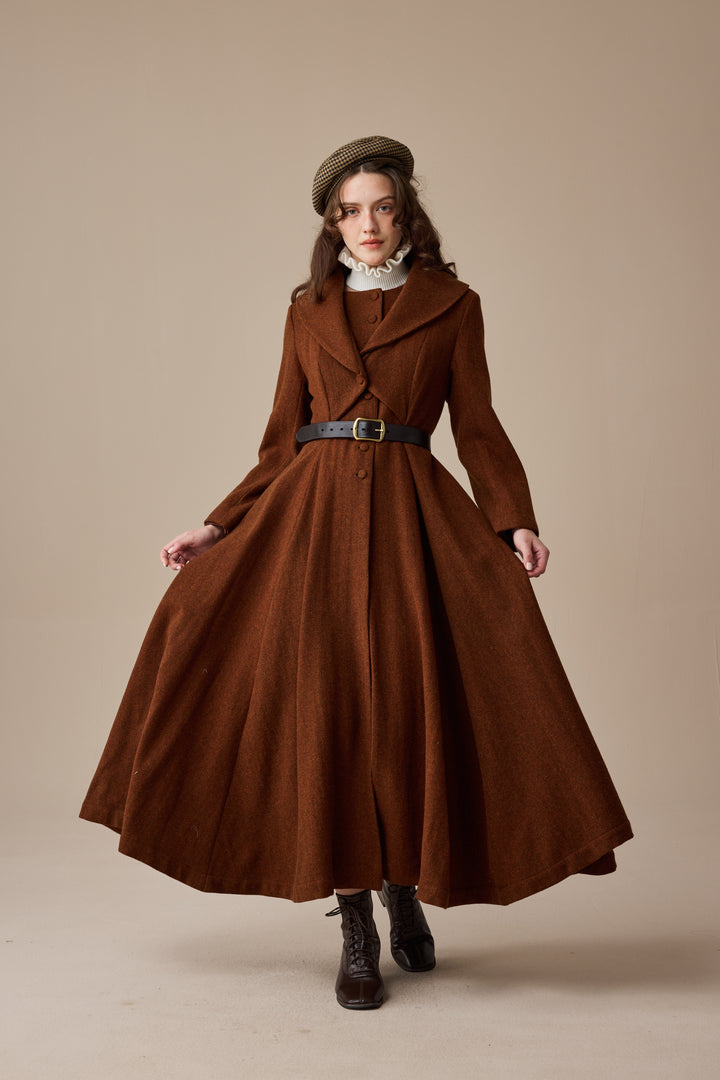 Gemma 17 | 100% wool victorian coat