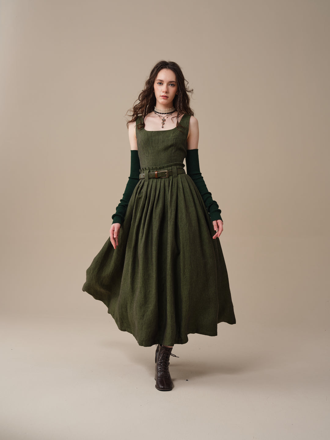 Clover 07 | Structured Linen Dress