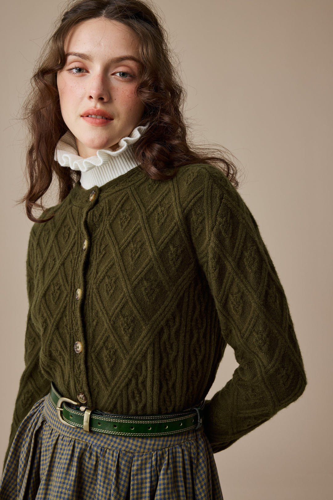 Flurry 17 | 100% Wool Sculptured Knitwear Cardigan