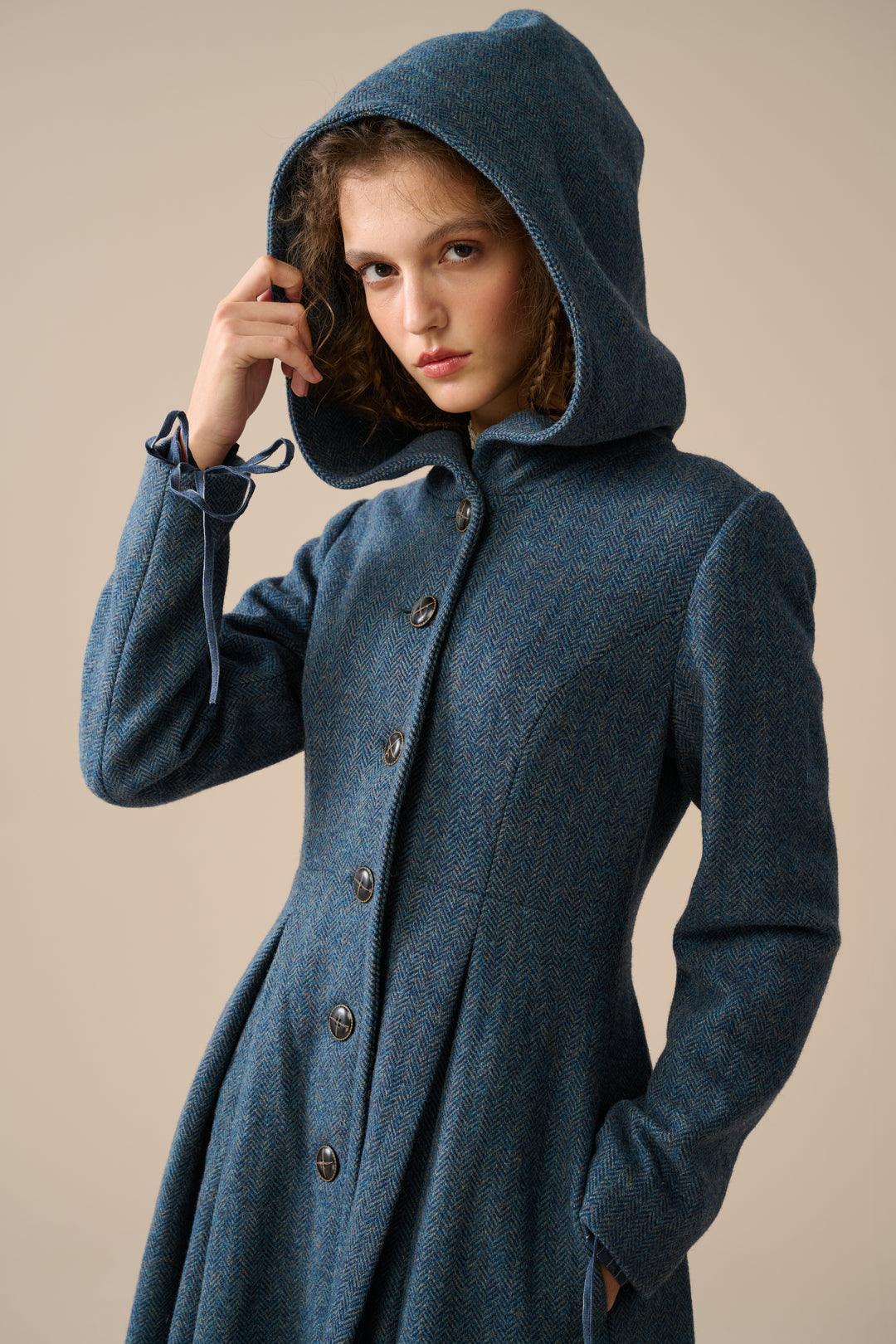 My Fair Lady 26 Hooded Wool Coat – Linennaive